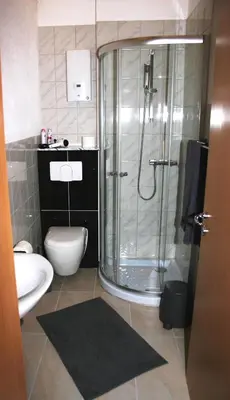 Ein Badezimmer in der Unterkunft Apartment Kraemer Dax