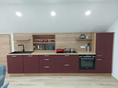 Küche/Küchenzeile in der Unterkunft Premium Vulkaneifel Chalet
