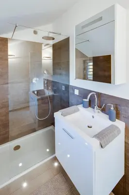 Ein Badezimmer in der Unterkunft Ferienhaus Eifeltraum Magma