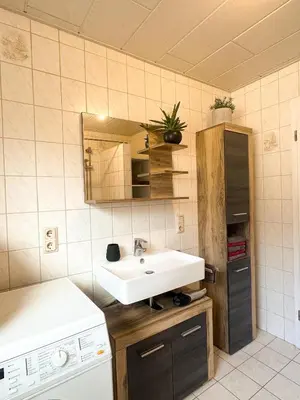 Küche/Küchenzeile in der Unterkunft Gemütliche Ferienwohnung in der Eifel - nähe Mosel