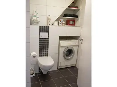 Ein Badezimmer in der Unterkunft Charming apartment in Buch