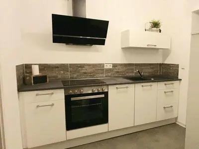 Küche/Küchenzeile in der Unterkunft Cosy apartment in Nohfelden
