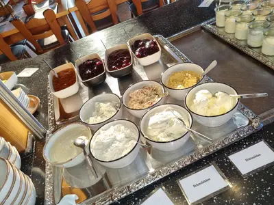 Essen im Hotel oder in der Nähe