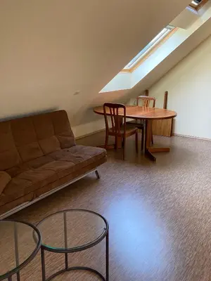 Ein Sitzbereich in der Unterkunft Burgblick Pünderich