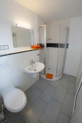 Ein Badezimmer in der Unterkunft Weingut Gerhard Trossen