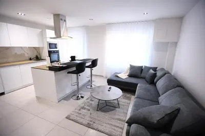 Küche/Küchenzeile in der Unterkunft JAM Apartments