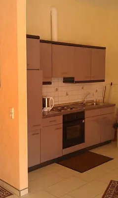 Küche/Küchenzeile in der Unterkunft Ferienwohnung Haus Wehrbüsch