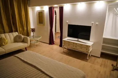 TV/Unterhaltungsangebot in der Unterkunft Ferienwohnung Kaiserblick