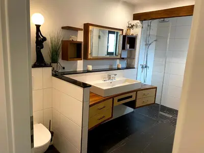 Ein Badezimmer in der Unterkunft Zwanzig