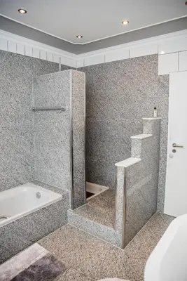 Ein Badezimmer in der Unterkunft Haus Helga