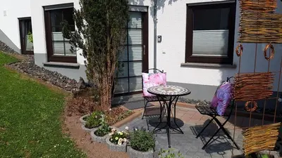 Ein Garten an der Unterkunft Fewo Hexamer