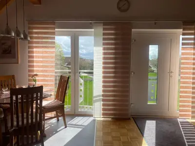 Ein Sitzbereich in der Unterkunft Ferienwohnung Leonardo