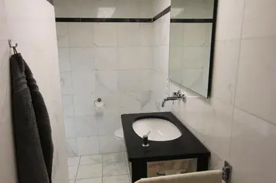 Ein Badezimmer in der Unterkunft Kleine Wohnung für Singles