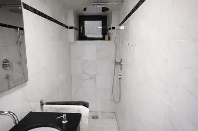 Ein Badezimmer in der Unterkunft Kleine Wohnung für Singles