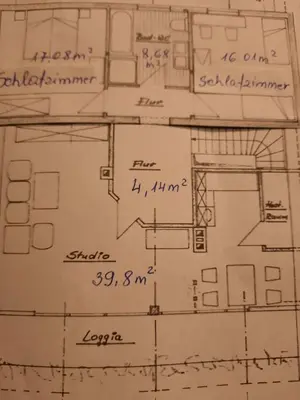 Grundriss der Unterkunft Ferienwohnung Virginija