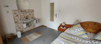Ein Badezimmer in der Unterkunft Ferienwohnung Katharina II