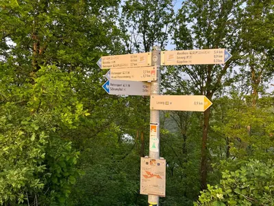 Naturlandschaft in der Nähe des Ferienhauses