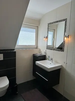 Ein Badezimmer in der Unterkunft Ferienwohnung Maas