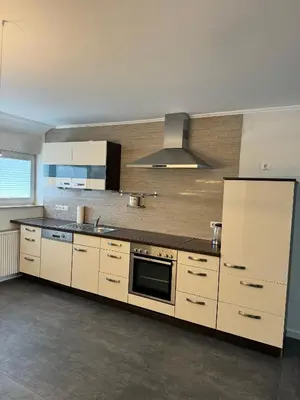 Küche/Küchenzeile in der Unterkunft Ferienwohnung Maas