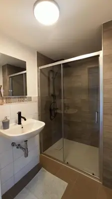 Ein Badezimmer in der Unterkunft Casa Filada - Ferienort für Alle