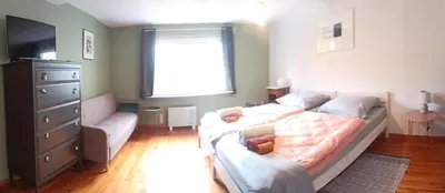 Ein Bett oder Betten in einem Zimmer der Unterkunft Casa Filada - Ferienort für Alle
