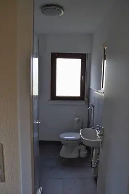 Ein Badezimmer in der Unterkunft Ferienhaus Vollmersbach