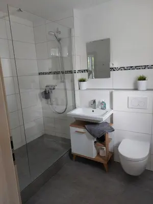 Ein Badezimmer in der Unterkunft Ferienwohnung Moselliebe