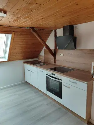 Küche/Küchenzeile in der Unterkunft Gästehaus Herda
