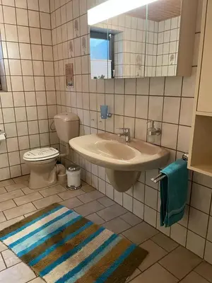 Ein Badezimmer in der Unterkunft NEU! Ferienwohnung Kleine Auszeit