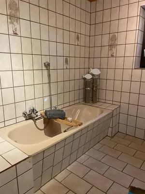 Ein Badezimmer in der Unterkunft NEU! Ferienwohnung Kleine Auszeit