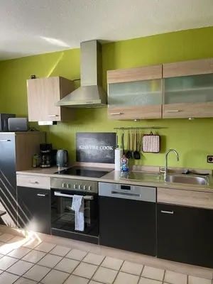 Küche/Küchenzeile in der Unterkunft NEU! Ferienwohnung Kleine Auszeit