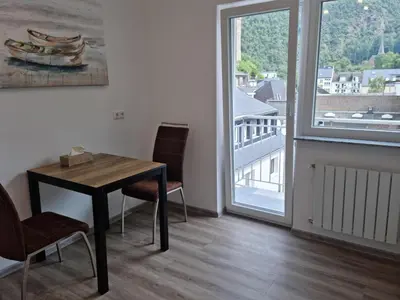 Ein Balkon oder eine Terrasse in der Unterkunft Ferienhaus Bad Bertrich
