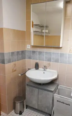 Ein Badezimmer in der Unterkunft Ferienwohnung Am Bollenbach