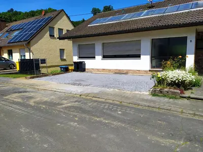 Das Gebäude in dem sich die Ferienwohnung befindet