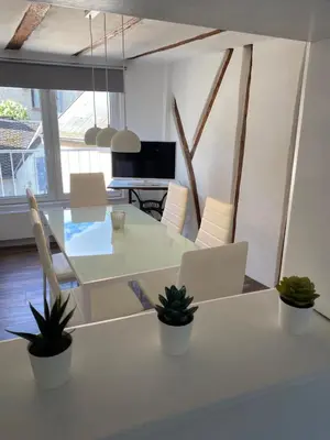 Ein Sitzbereich in der Unterkunft Home Ida