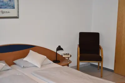 Ein Bett oder Betten in einem Zimmer der Unterkunft Ferienwohnung Reis