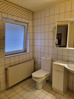 Ein Badezimmer in der Unterkunft Schöne und ruhige Ferienwohnung in Frücht