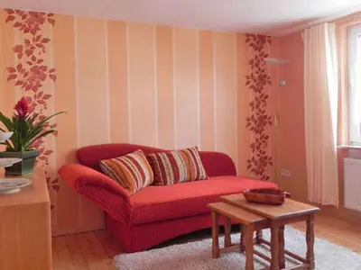 Ein Sitzbereich in der Unterkunft Haus Gertrud Comfortable holiday residence