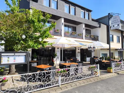 Das Gebäude in dem sich die Pension befindet