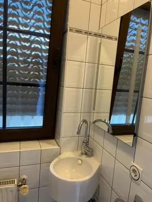Ein Badezimmer in der Unterkunft Ferienwohnung am Nürburgring
