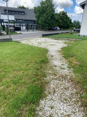 Ein Garten an der Unterkunft Urlaub in Horn
