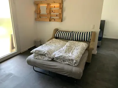 Ein Bett oder Betten in einem Zimmer der Unterkunft Urlaub in Horn