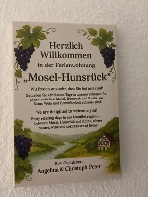 Grundriss der Unterkunft Ferienwohnung Mosel Hunsrück