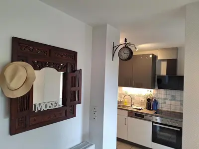 Küche/Küchenzeile in der Unterkunft Ferienwohnung Funk