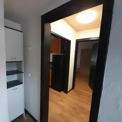 Küche/Küchenzeile in der Unterkunft Ferienwohnung 