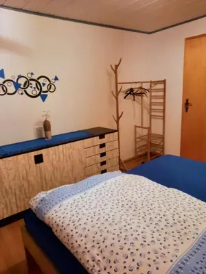 Ein Bett oder Betten in einem Zimmer der Unterkunft Waldesruh