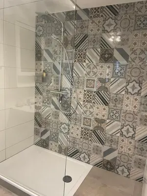 Ein Badezimmer in der Unterkunft Ferienwohnung Eifel Mosel Hunsrück
