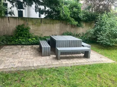 Ein Garten an der Unterkunft Rheinmosel Glück City