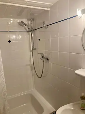 Ein Badezimmer in der Unterkunft Turmstube