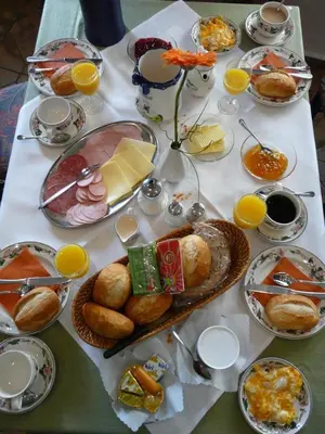 Essen in der Pension oder in der Nähe
